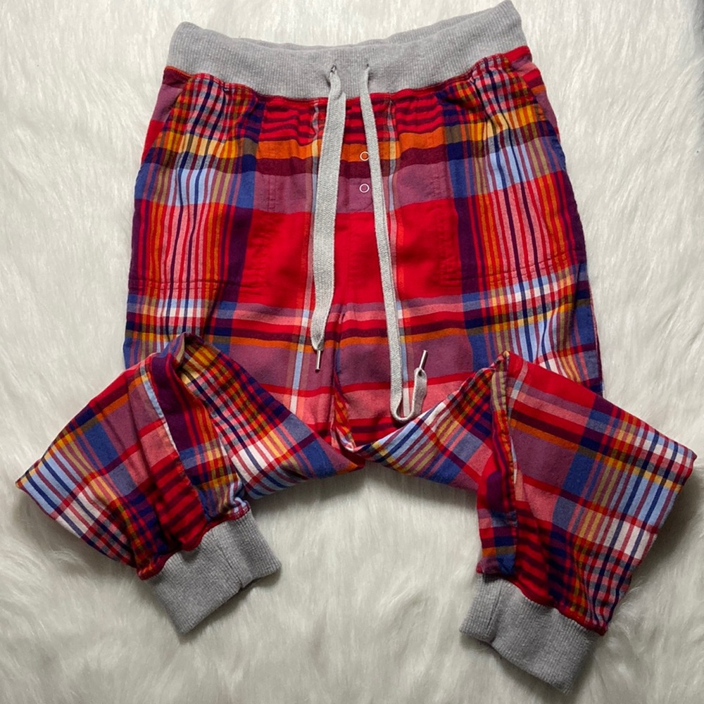 Aerie Red Plaid Lounge Pants